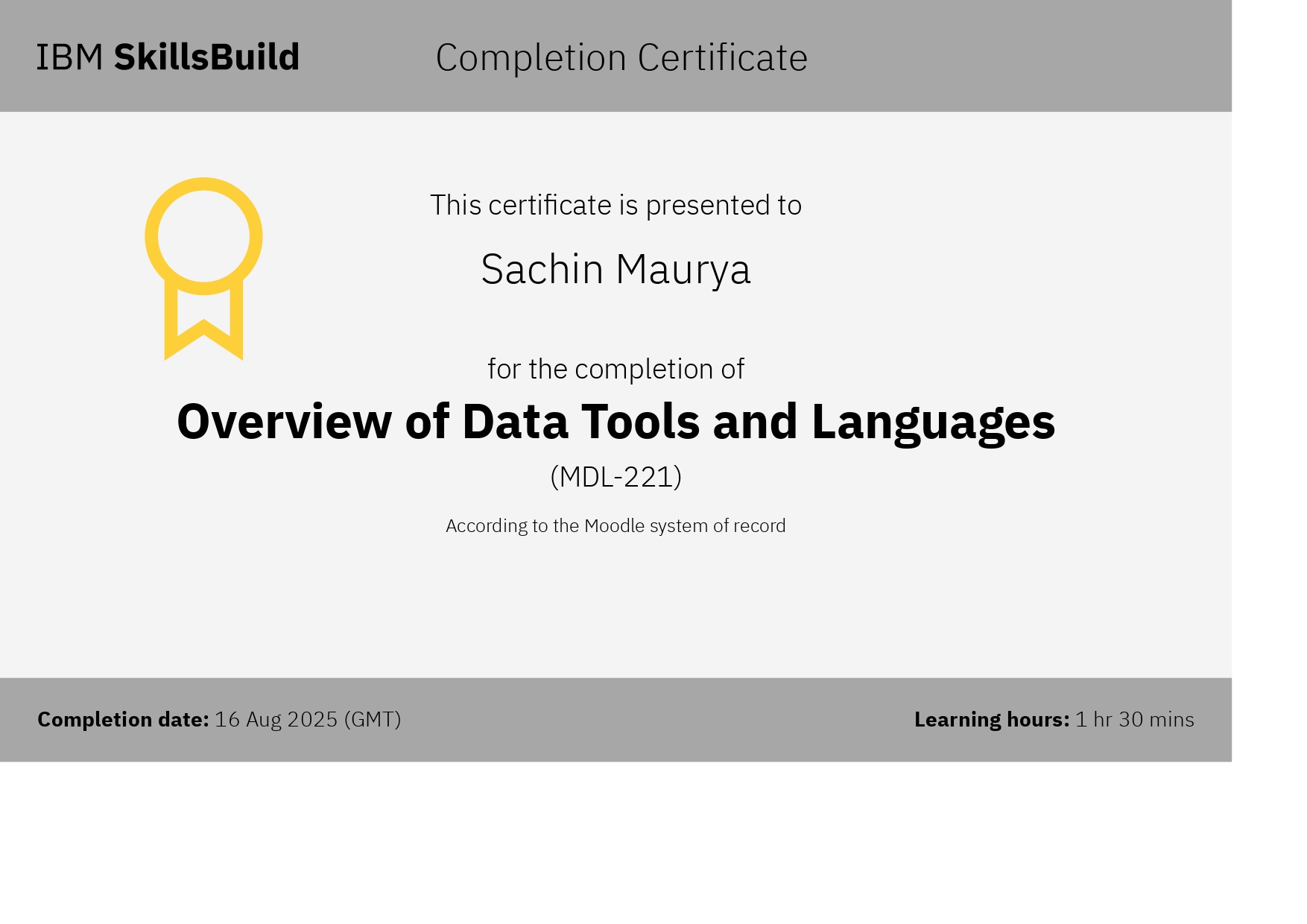 IBM Certificate